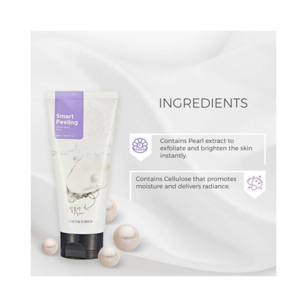 The Face Shop Smart Peeling White Jewel Scrub (120ml) - The Face Shop