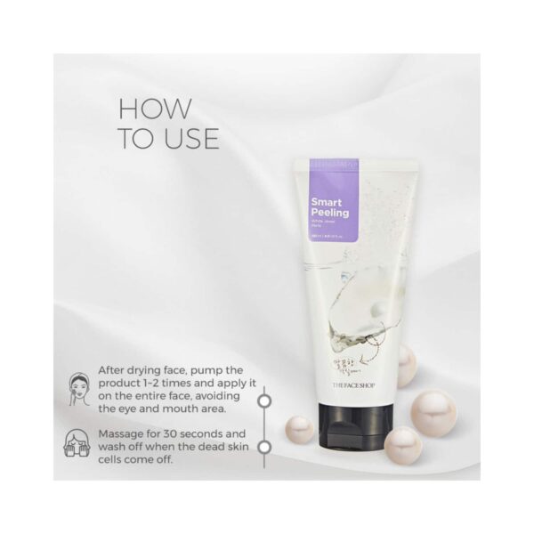 The Face Shop Smart Peeling White Jewel Scrub (120ml) - The Face Shop