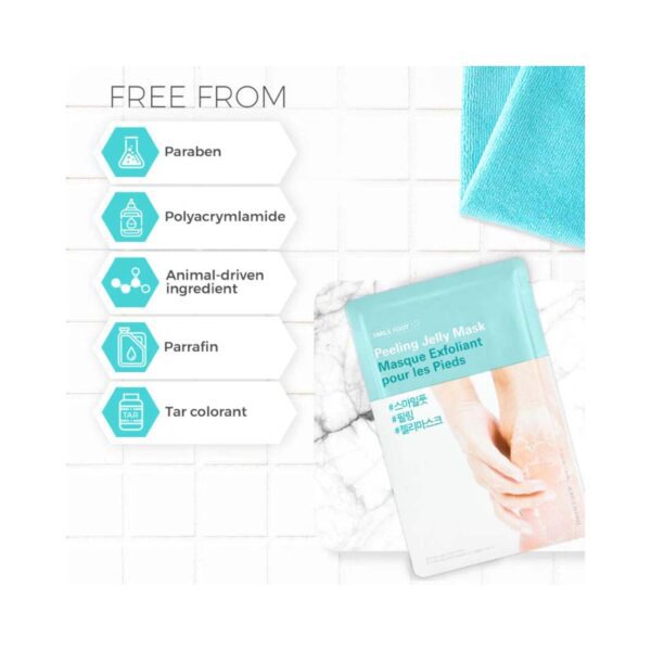 The Face Shop Smile Foot Peeling Jelly Mask (40ml) - The Face Shop