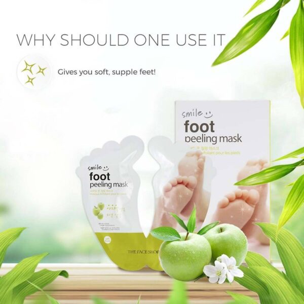 The Face Shop Smile Foot Peeling Mask (40 ml) - The Face Shop