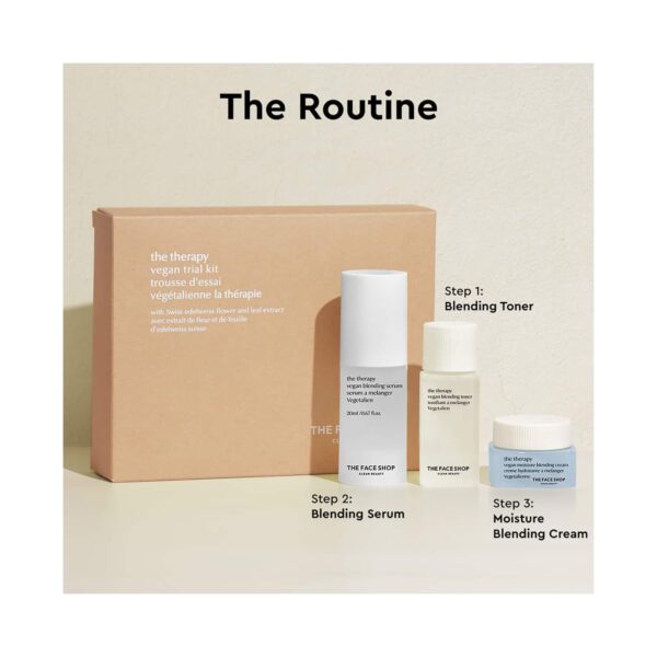 The Face Shop The Therapy Vegan Trial Kit - (2 pcs) - The Face Shop