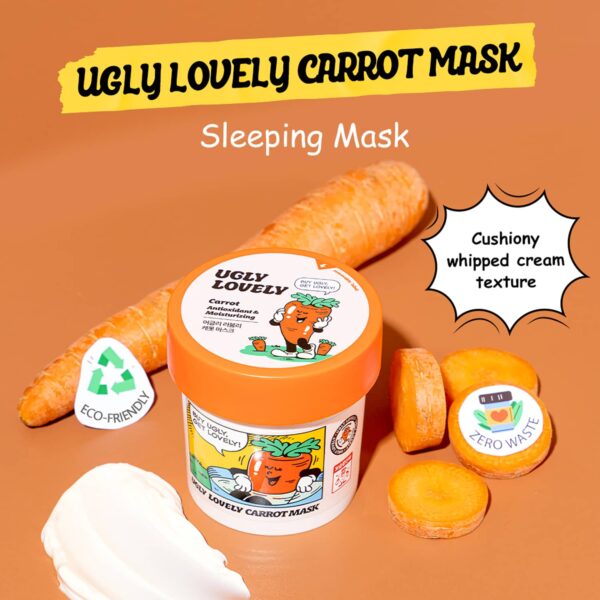The Face Shop Ugly Lovely Carrot Sleeping Mask (100 ml) - The Face Shop