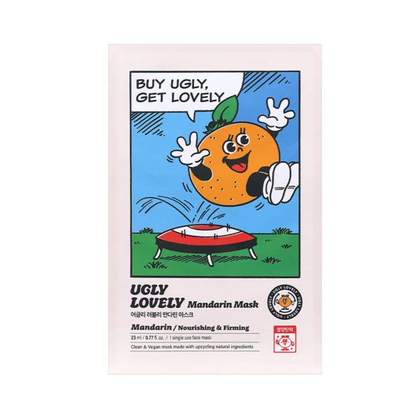 The Face Shop Ugly Lovely Mandarin Masksheet (23 ml) - The Face Shop
