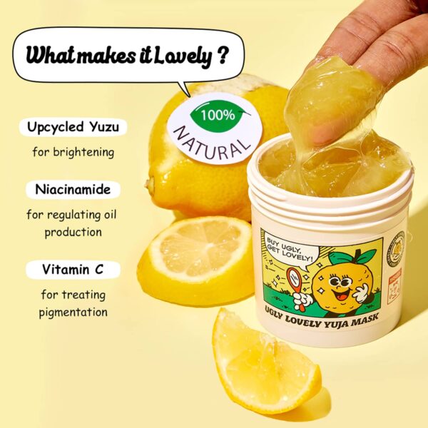 The Face Shop Ugly Lovely Yuja Wash Off Mask (100 ml) - The Face Shop