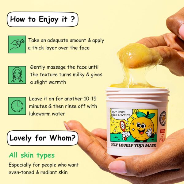 The Face Shop Ugly Lovely Yuja Wash Off Mask (100 ml) - The Face Shop