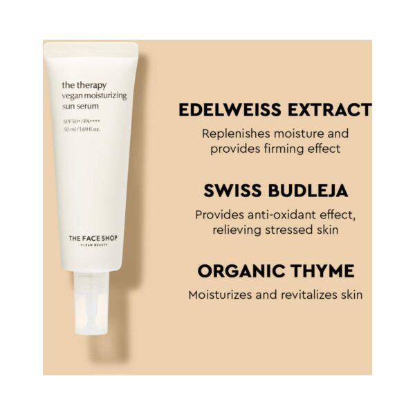 The Face Shop Vegan All-in-one Protect + Moisturize Duo - Lipcerin and Serum Sunscreen - The Face Shop