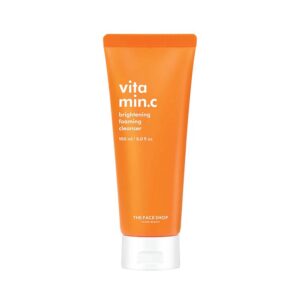 The Face Shop Vitamin C Brightening Foaming Cleanser-Korean Face Wash with Niacinamide (150ml) - The Face Shop