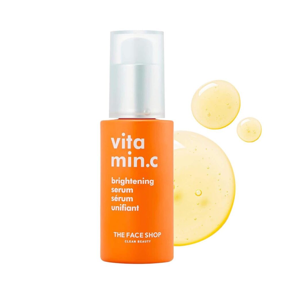 The Face Shop Vitamin C Brightening Serum with Niacinamide & Amino Acid to Brighten & Protect Skin (30 ml) - The Face Shop