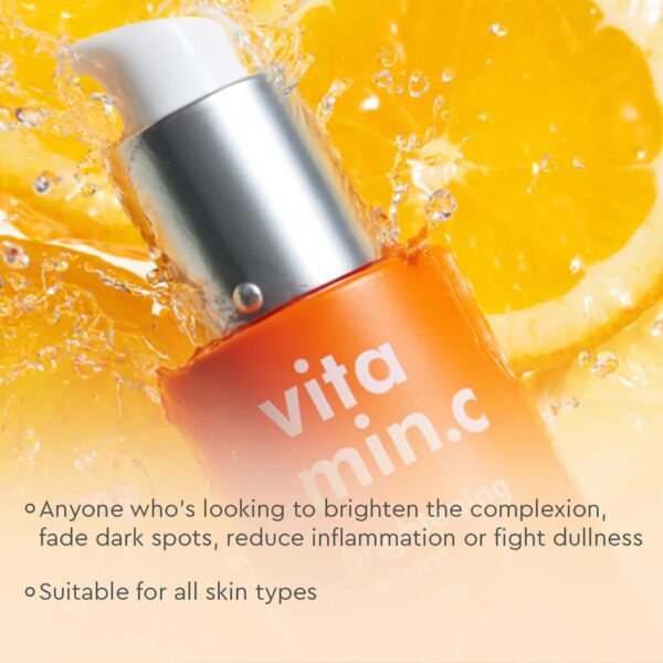 The Face Shop Vitamin C Brightening Serum with Niacinamide & Amino Acid to Brighten & Protect Skin (30 ml) - The Face Shop