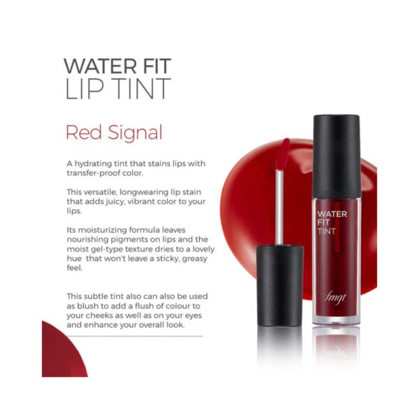 The Face Shop Water Fit Lip Tint - Red Signal (5g) - The Face Shop
