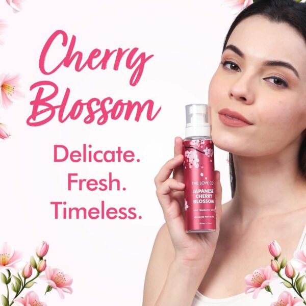 THE LOVE CO. Cherry Blossom + Vanilla + Twilight + Shades of Love Body Mist Pack of 4 Combo - THE LOVE CO.