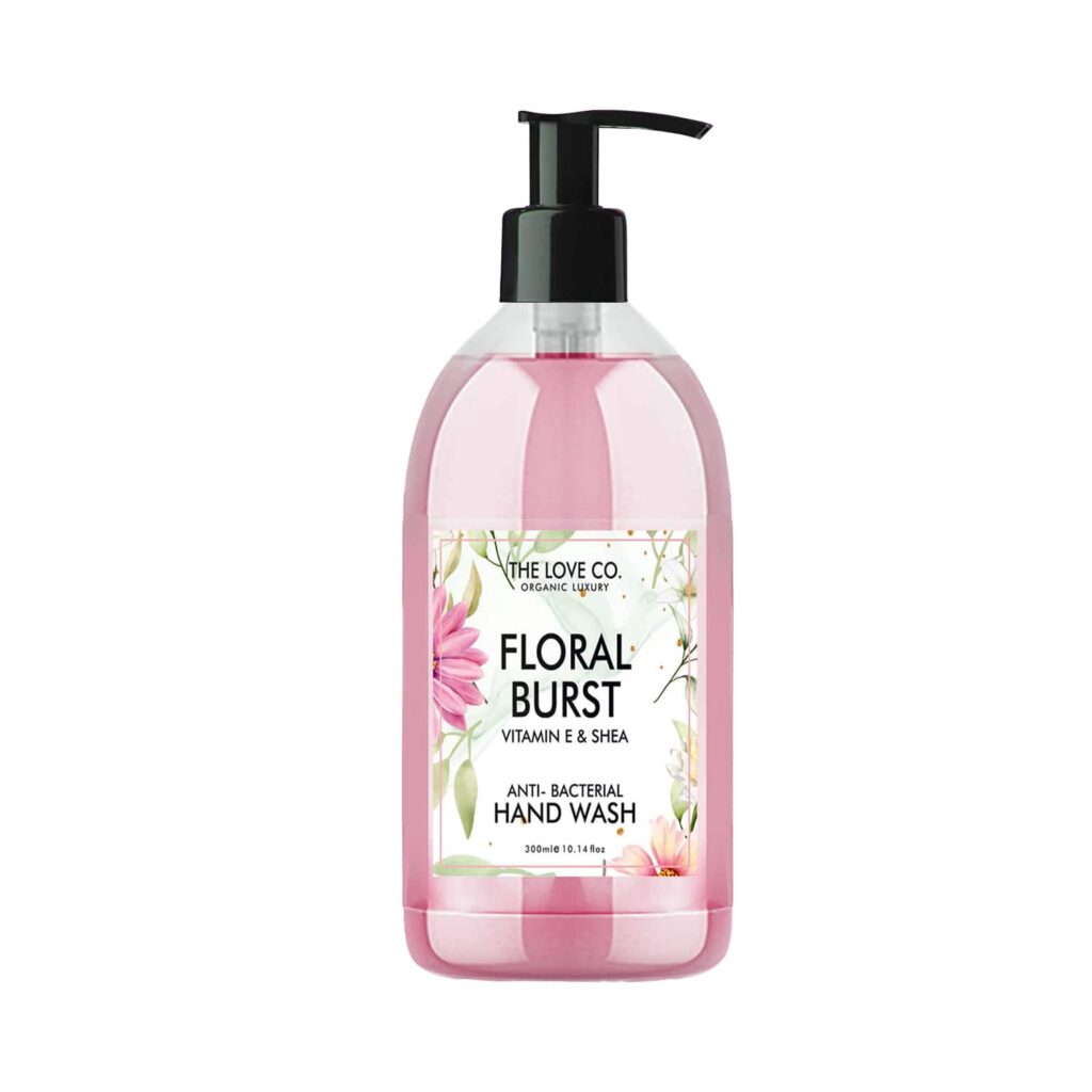 THE LOVE CO. Floral Burst Hand Wash For Moisturized Hand (300ml) - THE LOVE CO.