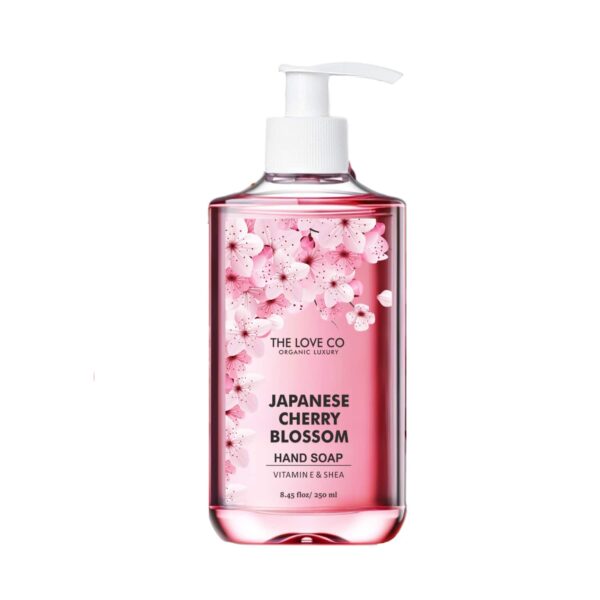 THE LOVE CO. Japanese Cherry Blossom Hand Soap For Moisturized Hands (250ml) - THE LOVE CO.