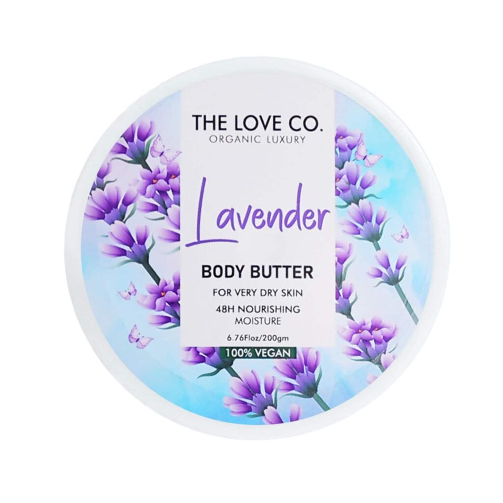 THE LOVE CO. Lavender Body Butter Deep Moisturization With Pure Shea Butter (200g) - THE LOVE CO.