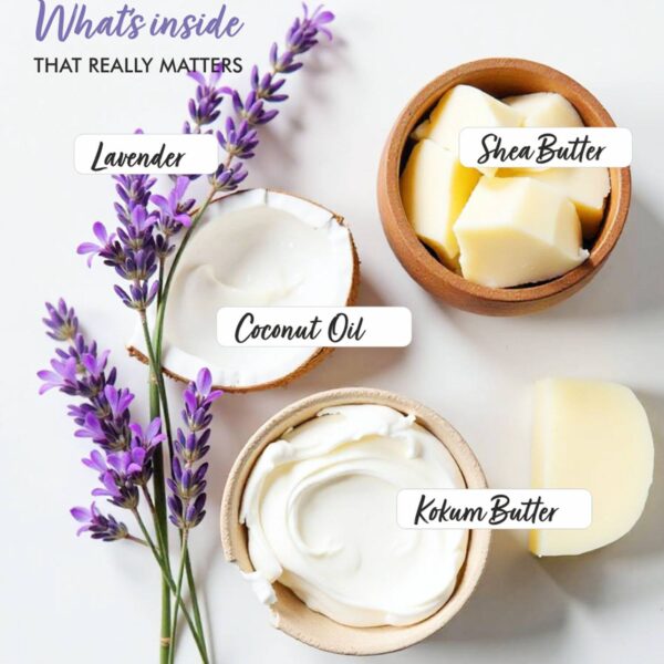 THE LOVE CO. Lavender Body Butter Deep Moisturization With Pure Shea Butter (200g) - THE LOVE CO.