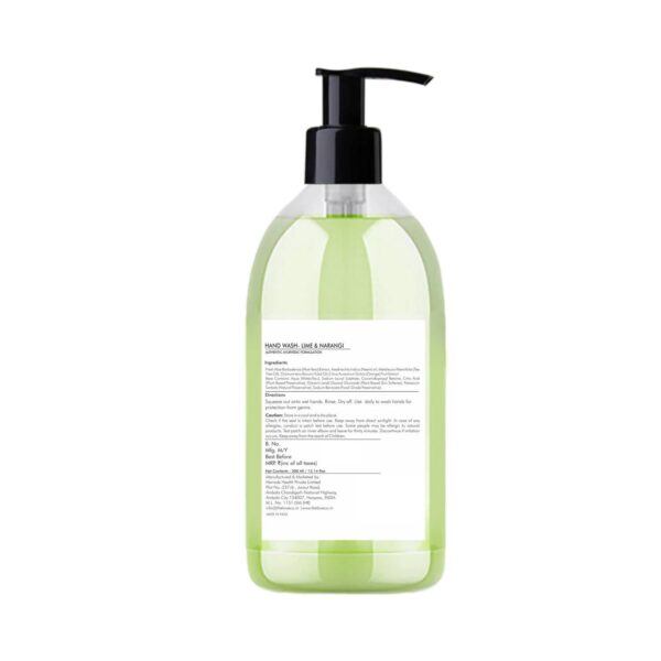THE LOVE CO. Lime and Narangi Hand Wash For Moisturized Hand (300ml) - THE LOVE CO.