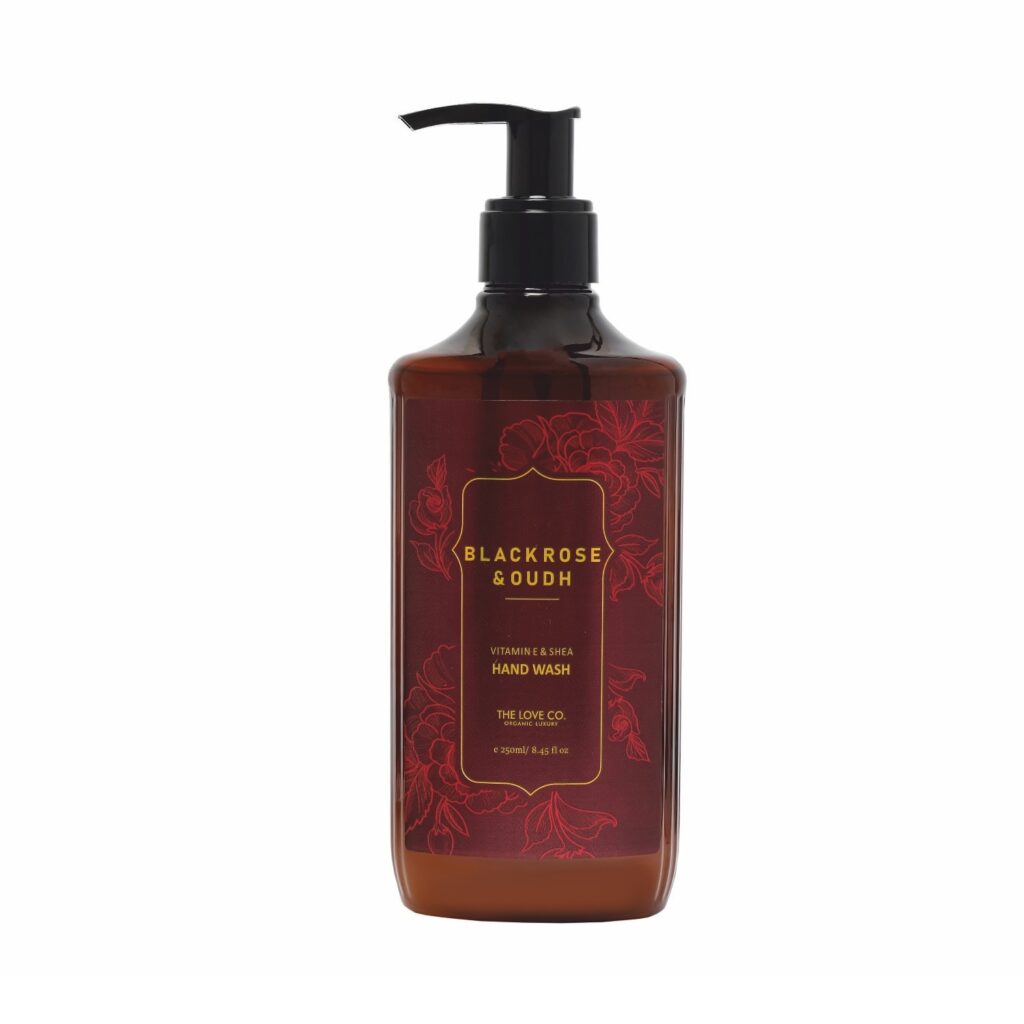 THE LOVE CO. Luxury Black Rose and Oud Hand Wash For Moisturized Skin (250ml) - THE LOVE CO.