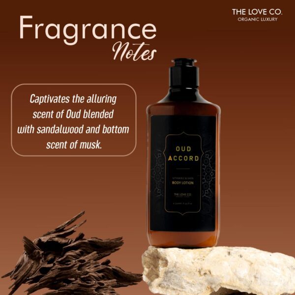THE LOVE CO. Luxury Oud Accord Daily Moisturizing Body Lotion (250ml) - THE LOVE CO.
