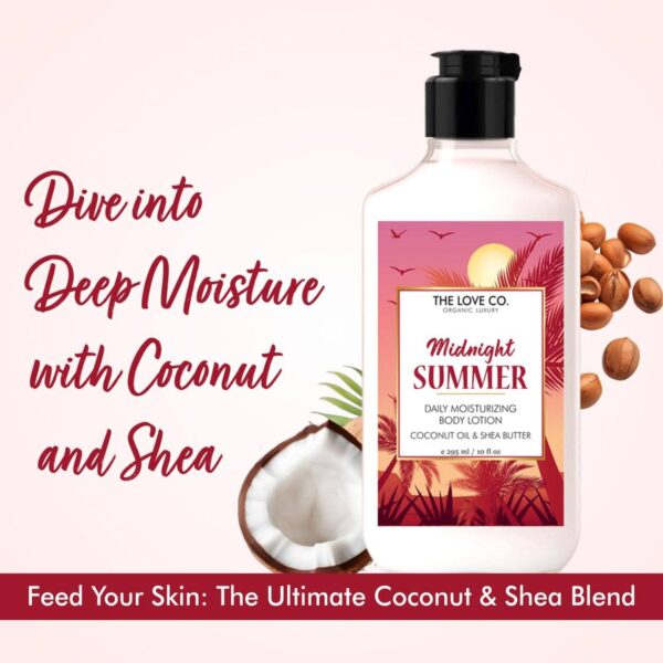 THE LOVE CO. Midnight Summer Daily Moisturizing Body Lotion (295ml) - THE LOVE CO.
