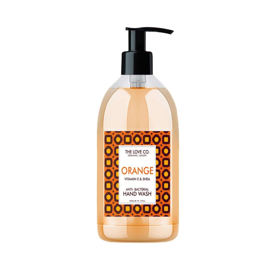 THE LOVE CO. Orange Hand Wash For Moisturized Hand (300ml) - THE LOVE CO.
