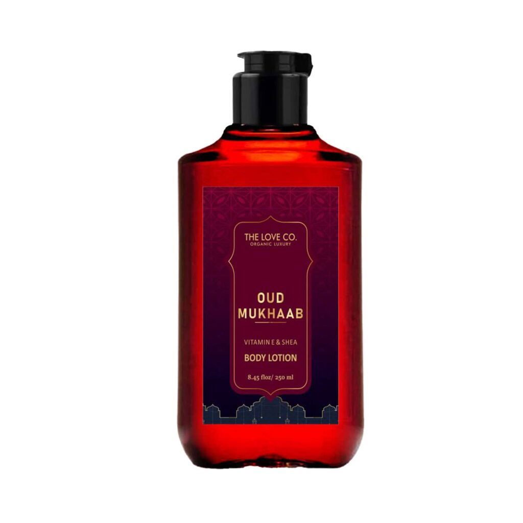 THE LOVE CO. Oud Mukhaab Body Lotion Daily Skin Moisture (250ml) - THE LOVE CO.