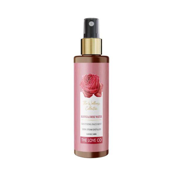 THE LOVE CO. Pure Rose Water Face Toner - (100 ml) - THE LOVE CO.
