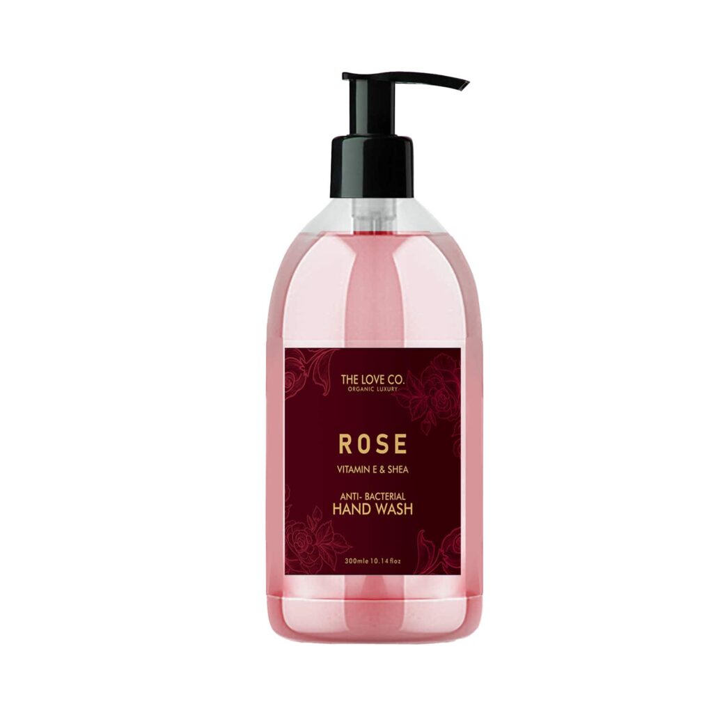 THE LOVE CO. Rose Hand Wash (300ml) - THE LOVE CO.