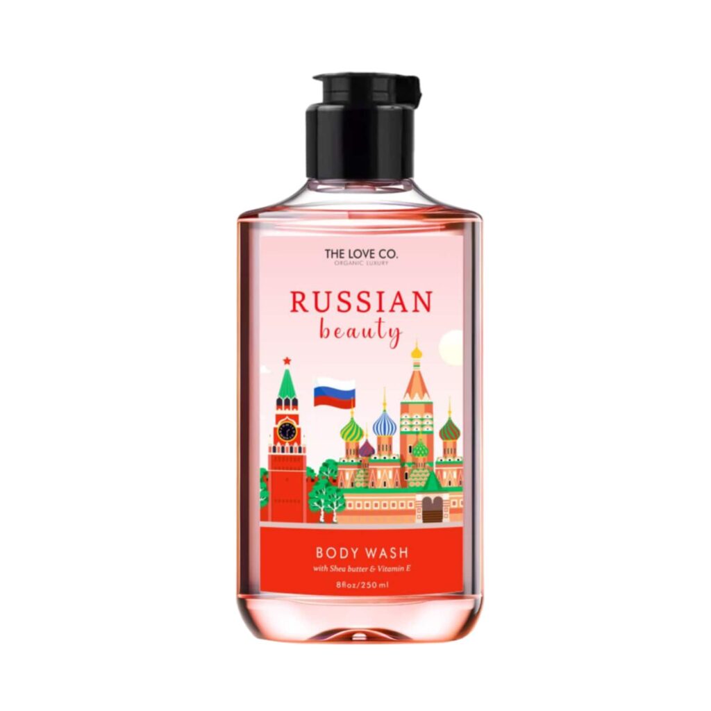 THE LOVE CO. Russian Beauty Body and Shower Gel (250ml) - THE LOVE CO.