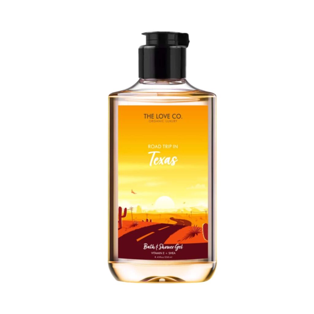 THE LOVE CO. Texas Body and Shower Gel (250ml) - THE LOVE CO.