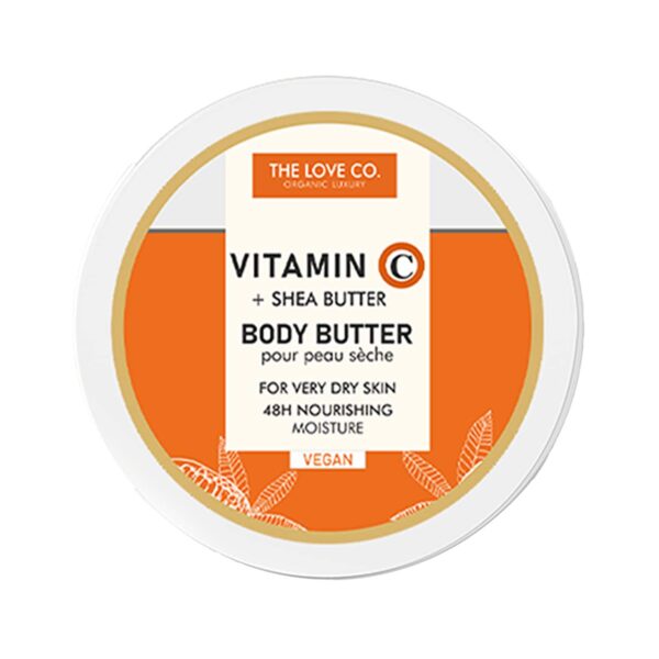 THE LOVE CO. Vitamin C Body Butter Deep Moisturization With Pure Shea Butter (200g) - THE LOVE CO.
