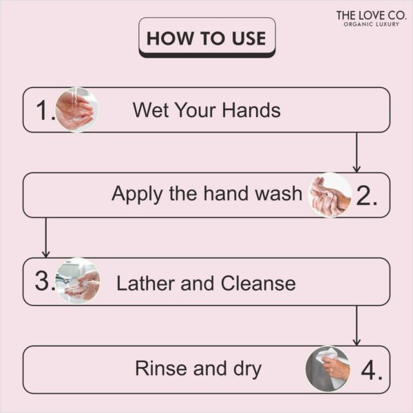 THE LOVE CO. Water Lily Hand Wash (300ml) - THE LOVE CO.