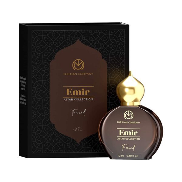 The Man Company 100% Alcohol-Free Attar Perfume For Men Farid Emir Collection (12 ml) - The Man Company