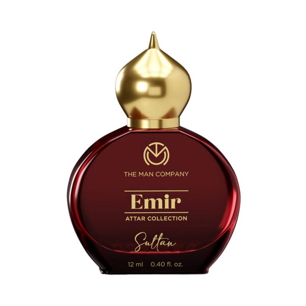 The Man Company 100% Alcohol-Free Attar Perfume For Men Sultan Emir Collection (12 ml) - The Man Company
