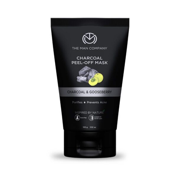 The Man Company Activated Charcoal Moringa & Gooseberry Peel Off Mask (100g) - The Man Company