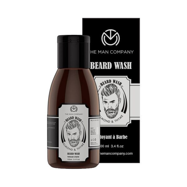 The Man Company Almond & Thyme Beard Wash (100ml) - The Man Company