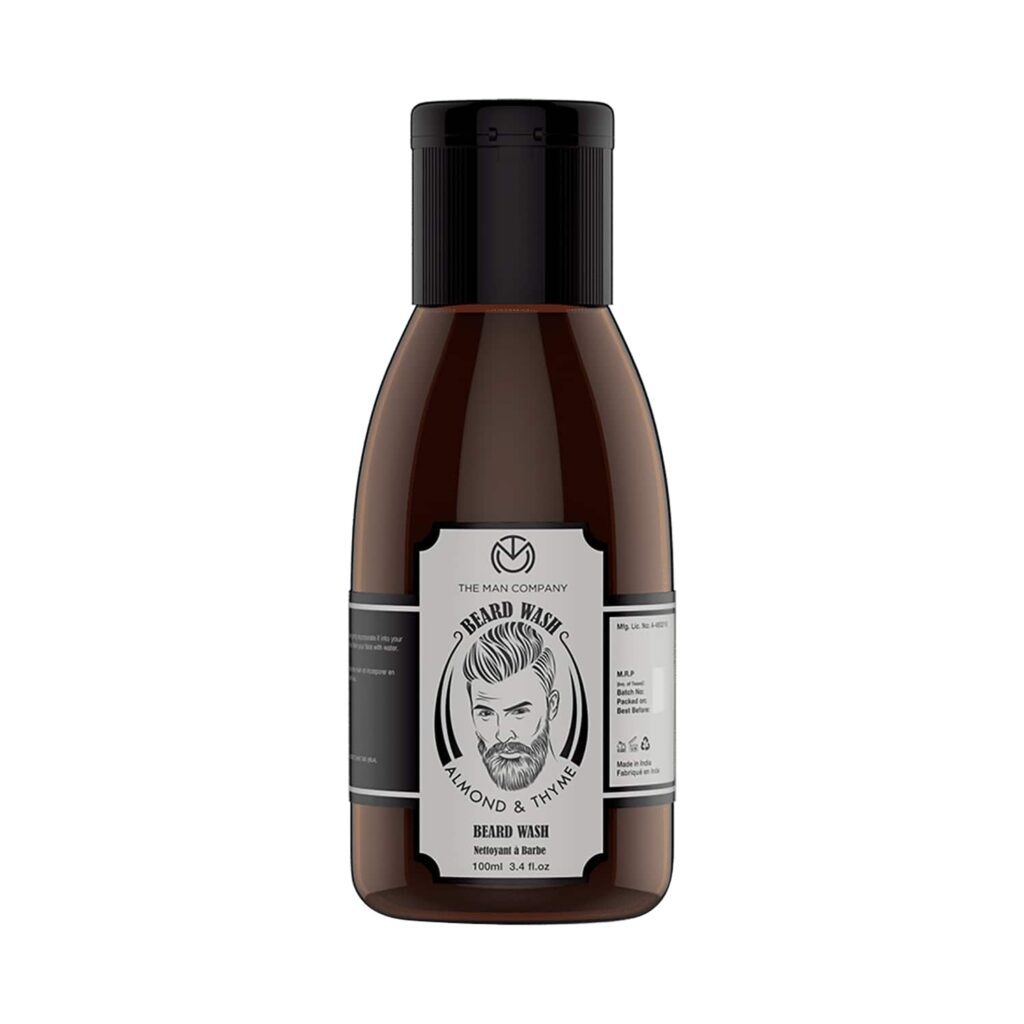 The Man Company Almond & Thyme Beard Wash (100ml) - The Man Company
