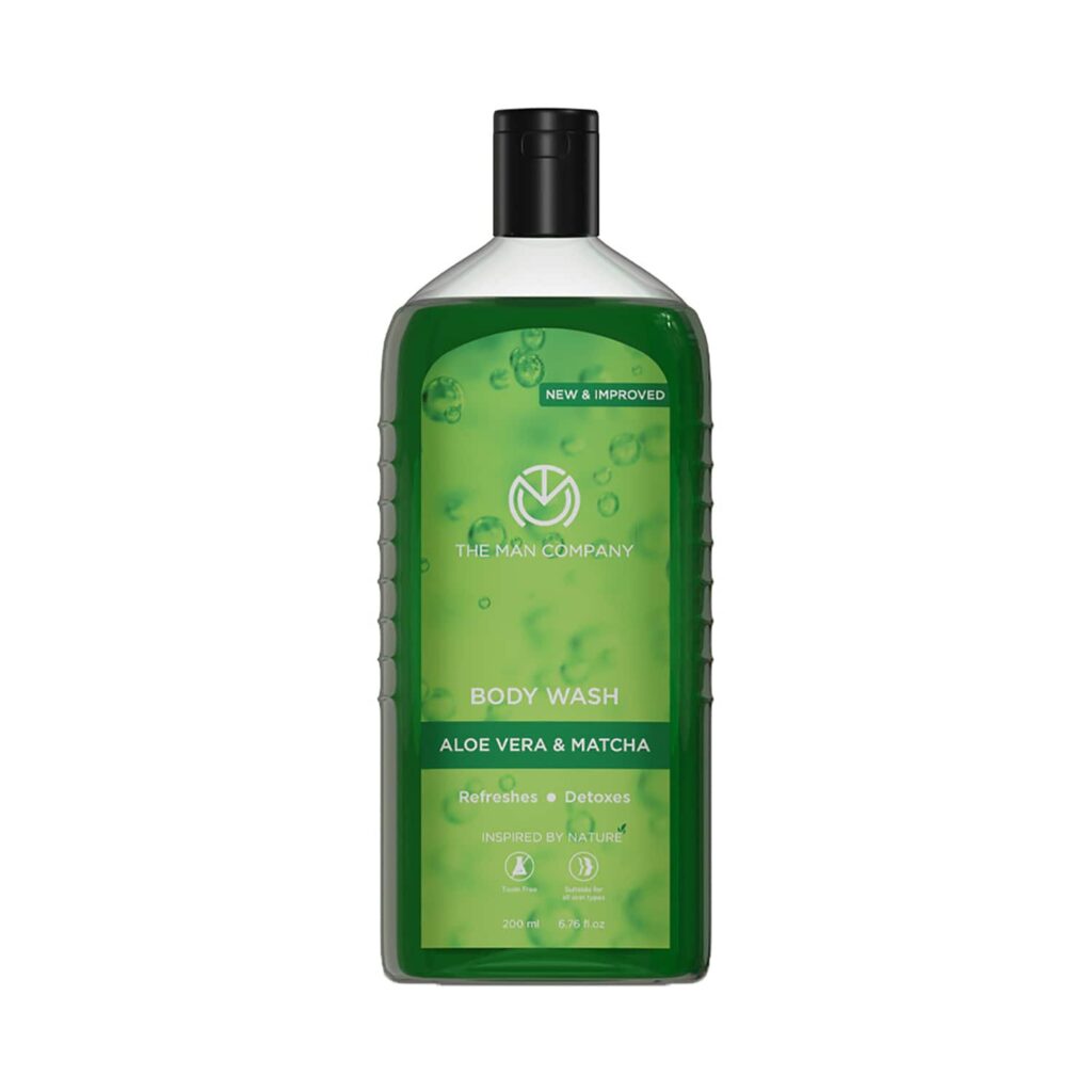 The Man Company Aloe Vera & Matcha Body Wash (200ml) - The Man Company