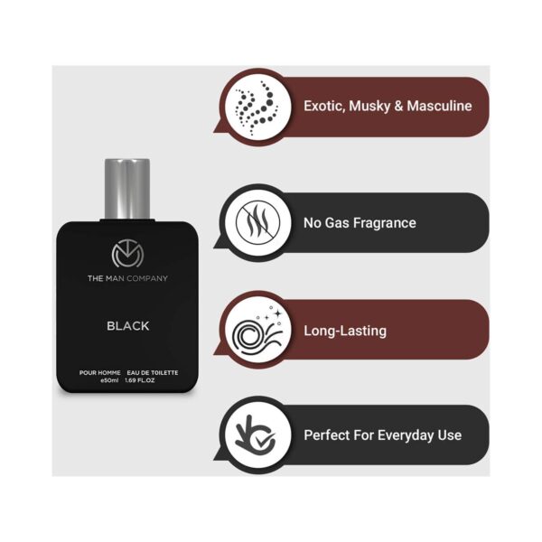 The Man Company Black Eau De Toilette for Men (50 ml) - The Man Company