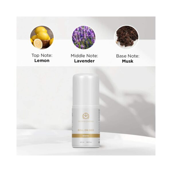 The Man Company Blanc Roll On Deodorant (55ml) - The Man Company