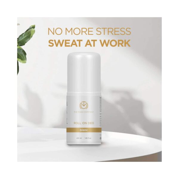 The Man Company Blanc Roll On Deodorant (55ml) - The Man Company
