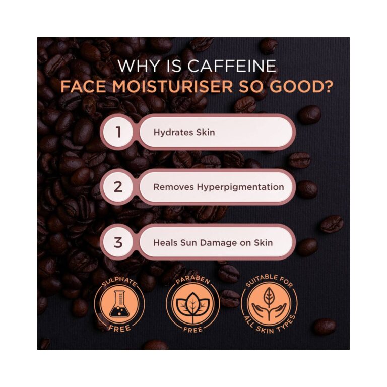 The Man Company Caffeine Face Moisturiser (50g) - The Man Company
