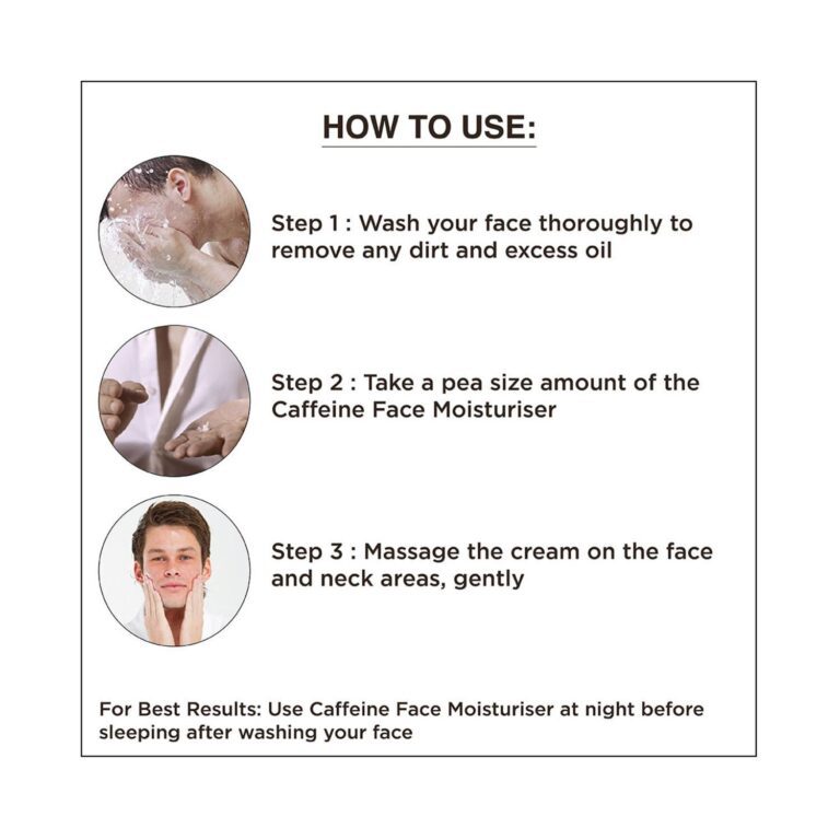 The Man Company Caffeine Face Moisturiser (50g) - The Man Company