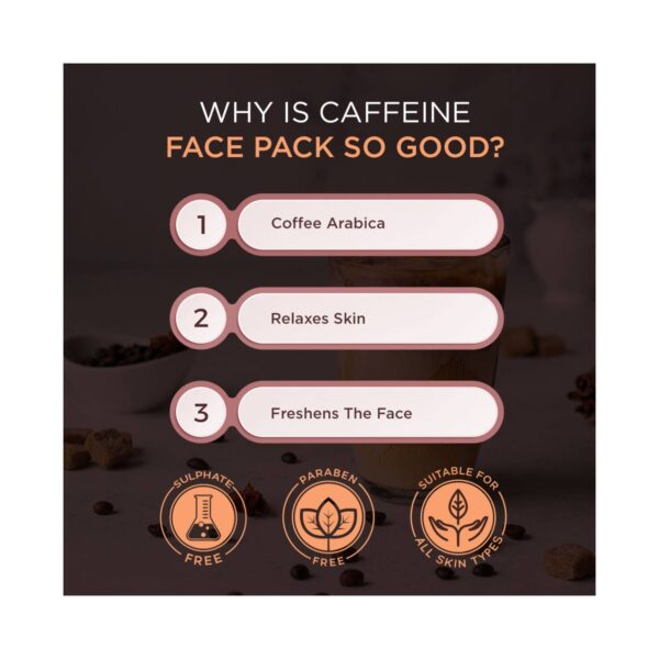 The Man Company Caffeine Face Pack (100g) - The Man Company