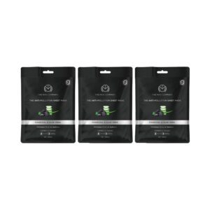 The Man Company Charcoal Face Sheet Mask Set (3Pcs) - The Man Company