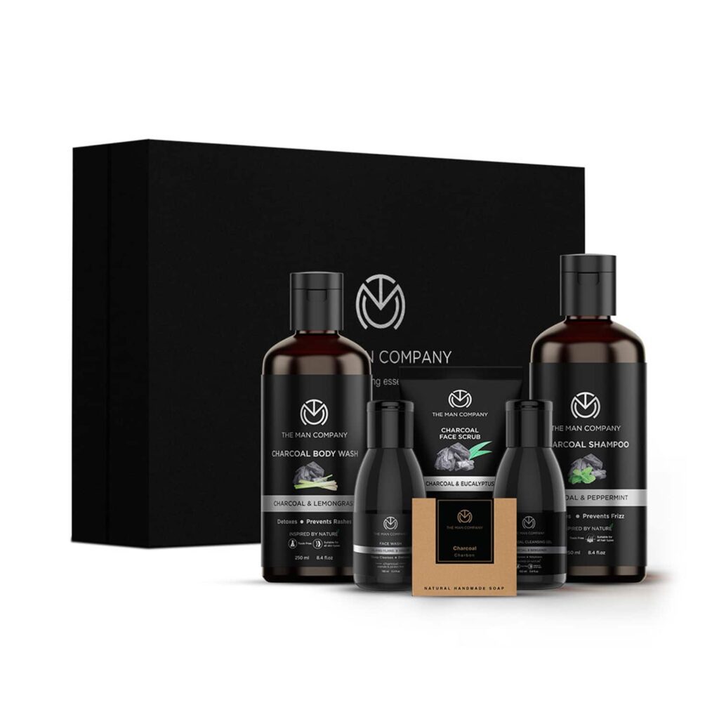 The Man Company Charcoal Grooming Kit (6 Pcs) - The Man Company