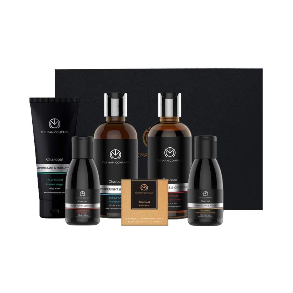 The Man Company Charcoal Grooming Kit (6Pcs) - The Man Company