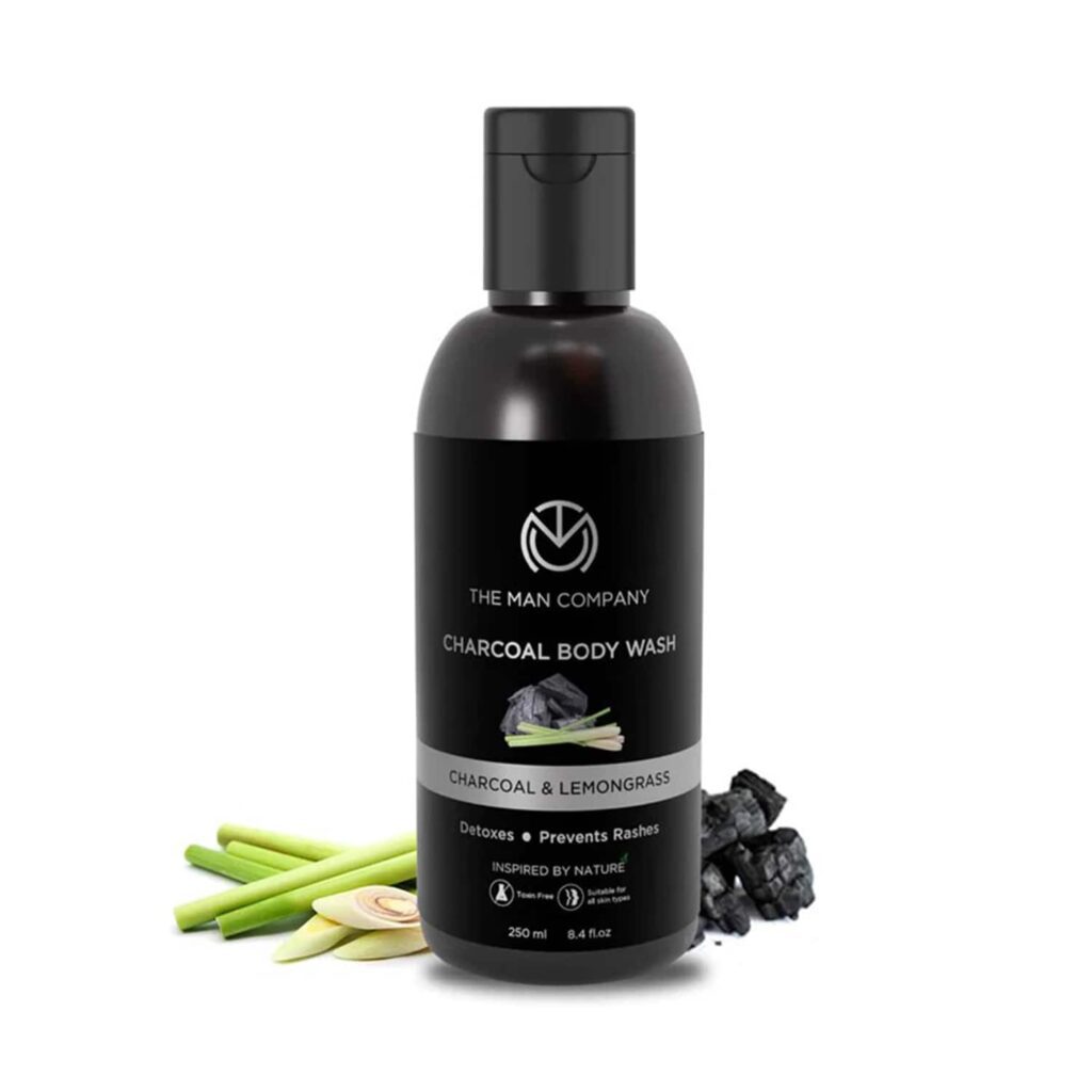 The Man Company Charcoal Lemongrass & Cinnamon Body Wash (250ml) - The Man Company
