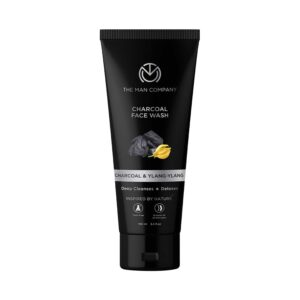 The Man Company Charcoal Ylang-Ylang & Argan Face Wash (100ml) - The Man Company