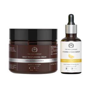 The Man Company Daily Moisturising Cream & Vitamin C Face Serum (30 ml) - The Man Company