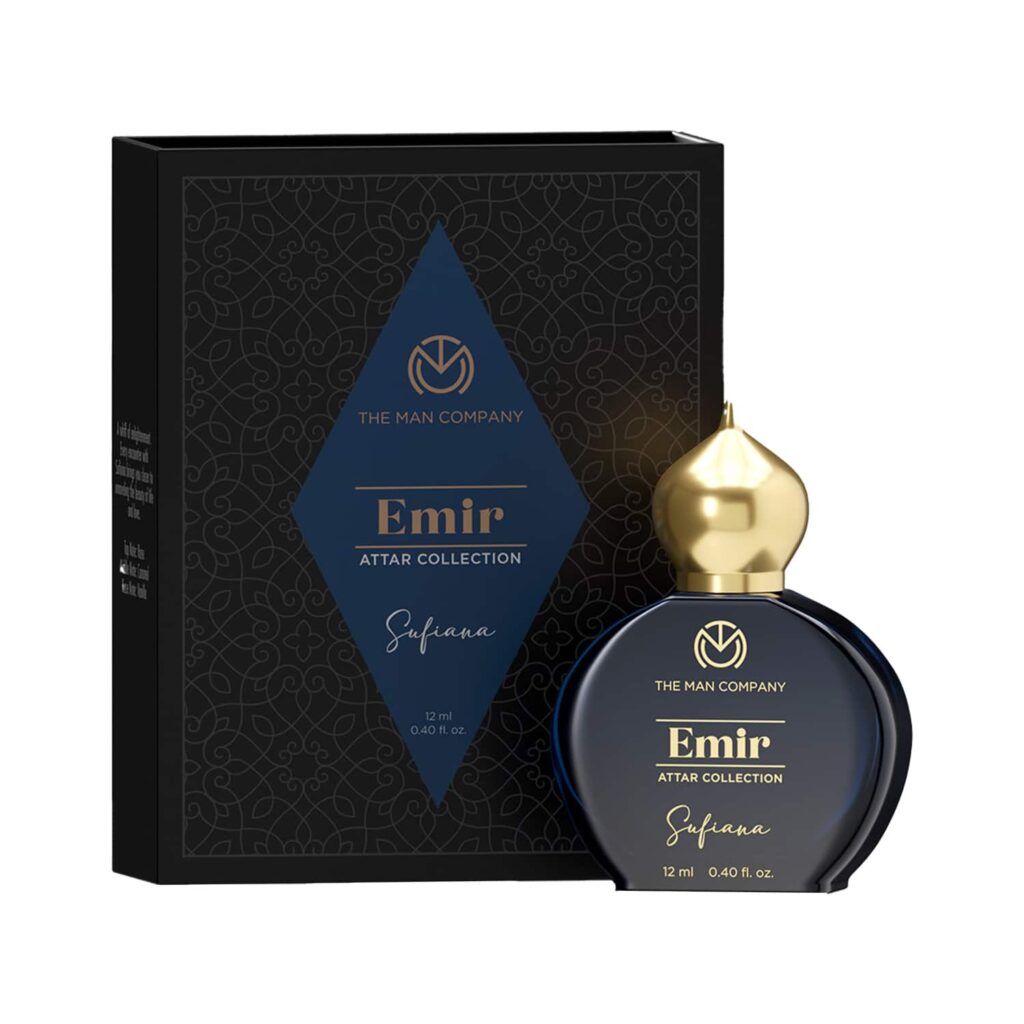 The Man Company Emir Attar Sufiana For Men, 35% Highly Concentrated Perfume Oil (12 ml) - The Man Company